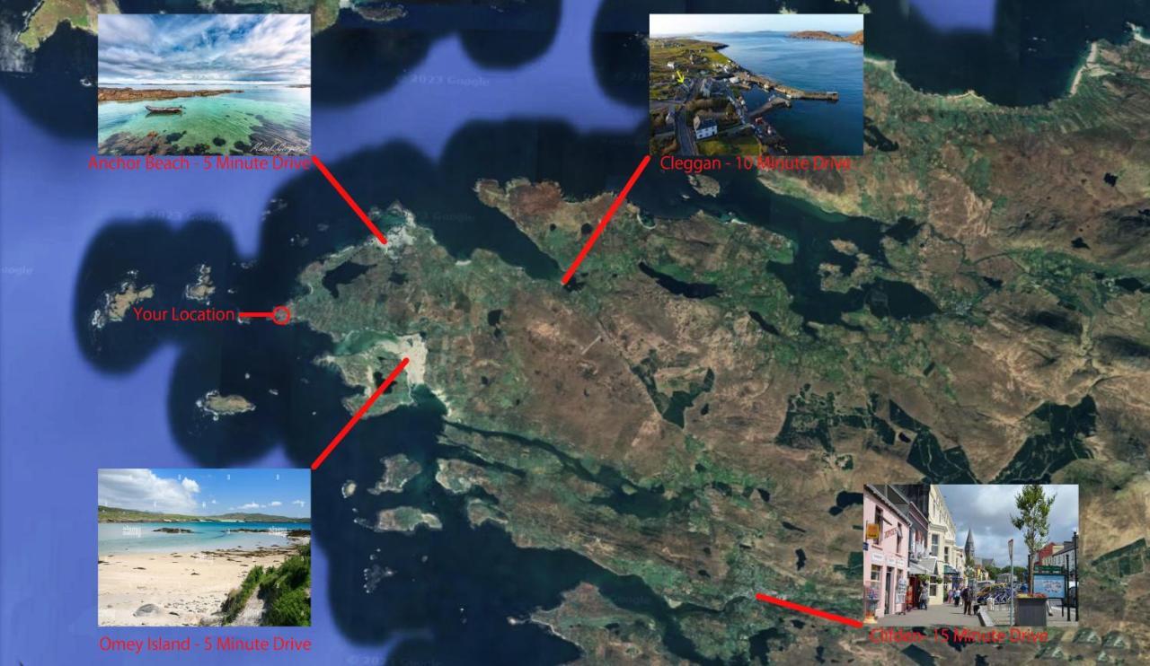 Lands End Cottage - Connemara Aughrus More エクステリア 写真